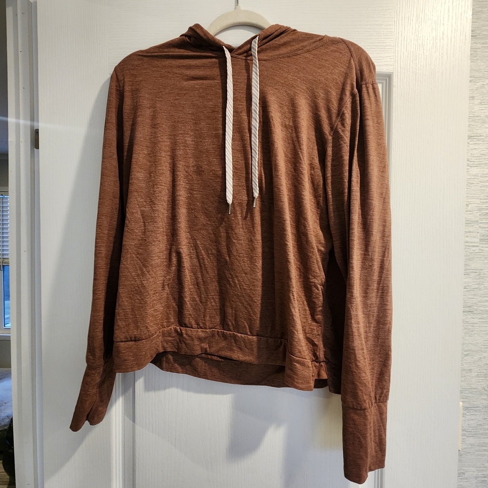 Members Mark Women's Casual Brown Hoodie Size M Euc